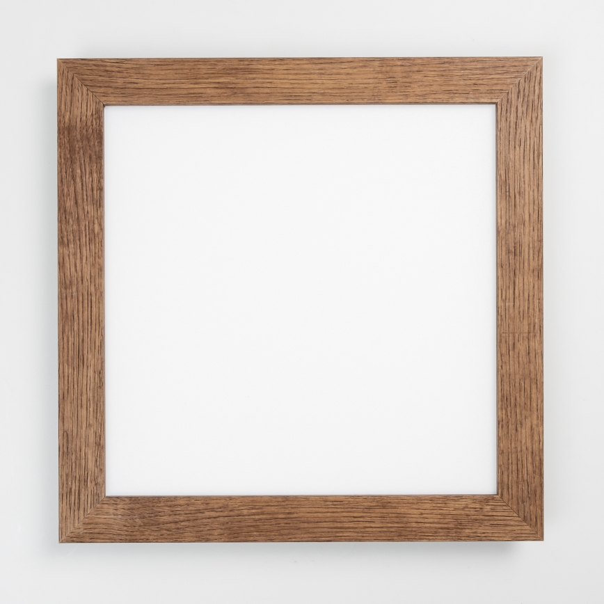 Eglo - Dimmbares LED-Anbaupanel SALOBRENA 2 WOOD LED/25W/230V 4000K 49,5x49,5 cm dunkelbraun