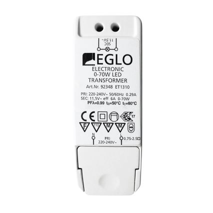 Eglo - elektrischer Transformator 70W/230V/11,5V AC