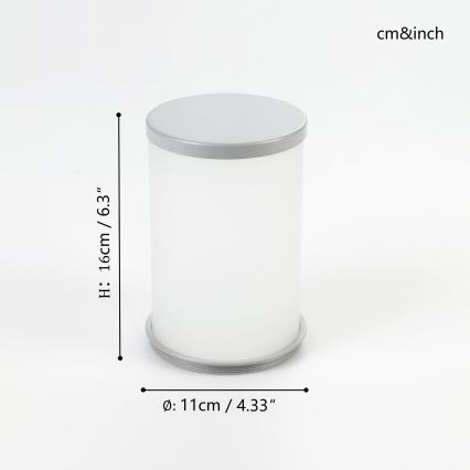 Eglo - Ersatzglas für Wandleuchte BEVERLY d 11 cm