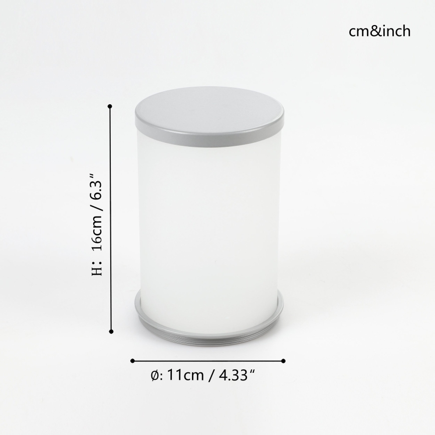 Eglo - Ersatzglas für Wandleuchte BEVERLY d 11 cm