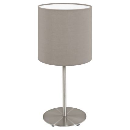 Eglo - Ersatzschirm für Tischlampe PASTERI, grau, Ø 14,7 cm