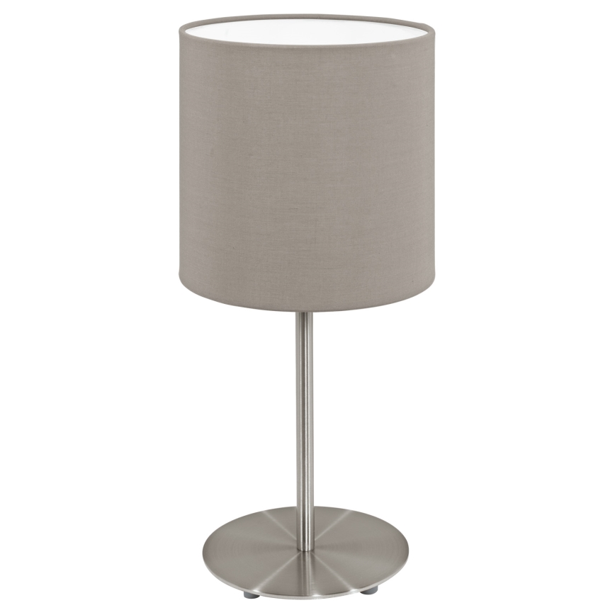 Eglo - Ersatzschirm für Tischlampe PASTERI, grau, Ø 14,7 cm