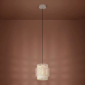 Eglo - Hängeleuchte 1xE27/40W/230V d 21 cm cremefarben