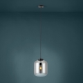 Eglo - Hängeleuchte 1xE27/40W/230V d 25 cm rauchig