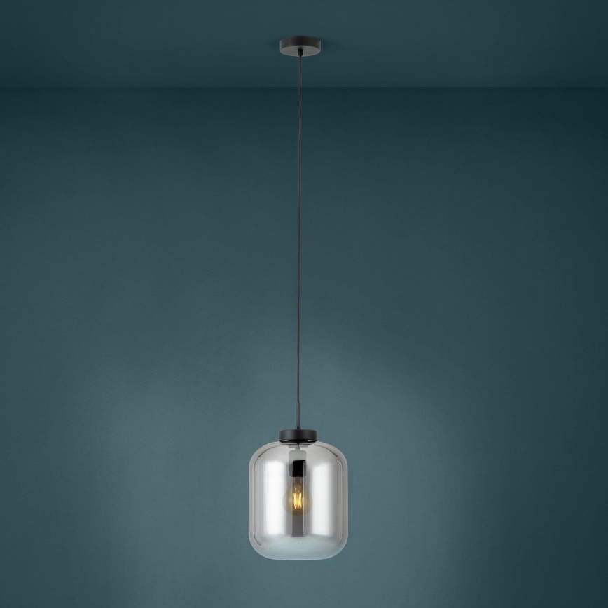 Eglo - Hängeleuchte 1xE27/40W/230V d 25 cm rauchig