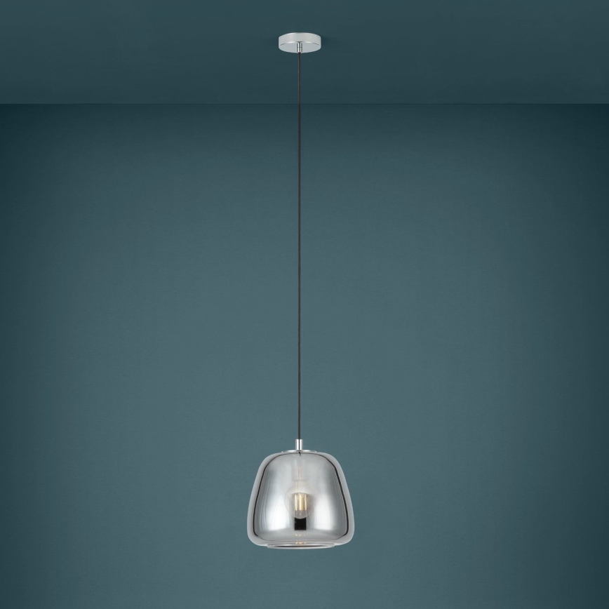 Eglo - Hängeleuchte 1xE27/40W/230V d 26 cm rauchig