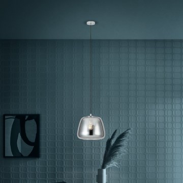 Eglo - Hängeleuchte 1xE27/40W/230V d 35 cm rauchig