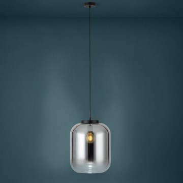 Eglo - Hängeleuchte 1xE27/40W/230V d 35 cm rauchig