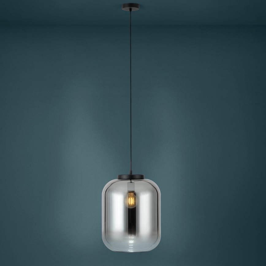 Eglo - Hängeleuchte 1xE27/40W/230V d 35 cm rauchig
