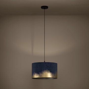 Eglo - Hängeleuchte 1xE27/40W/230V d 38 cm blau/golden