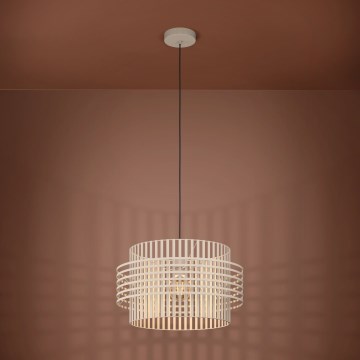Eglo - Hängeleuchte 1xE27/40W/230V d 48 cm cremefarben