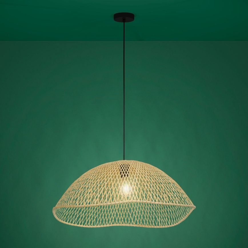 Eglo - Hängeleuchte 1xE27/40W/230V d 72 cm Bambus