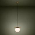 Eglo - Hängeleuchte 1xE27/40W/230V golden