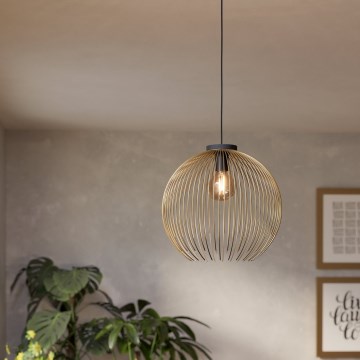 Eglo - Hängeleuchte 1xE27/40W/230V golden