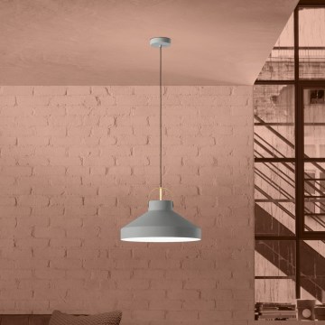 Eglo - Hängeleuchte 1xE27/40W/230V grau
