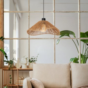 Eglo - Hängeleuchte 1xE27/60W/230V braun