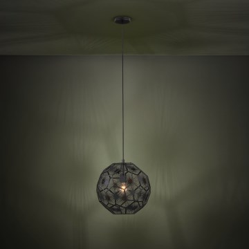 Eglo - Hängeleuchte 1xE27/60W/230V d 41 cm schwarz
