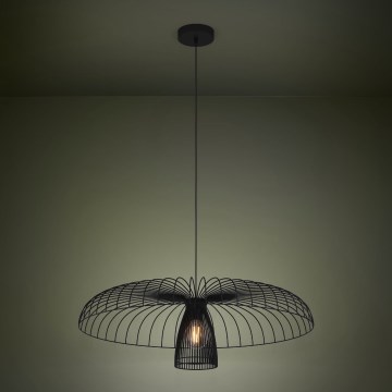 Eglo - Hängeleuchte 1xE27/60W/230V d 77 cm schwarz