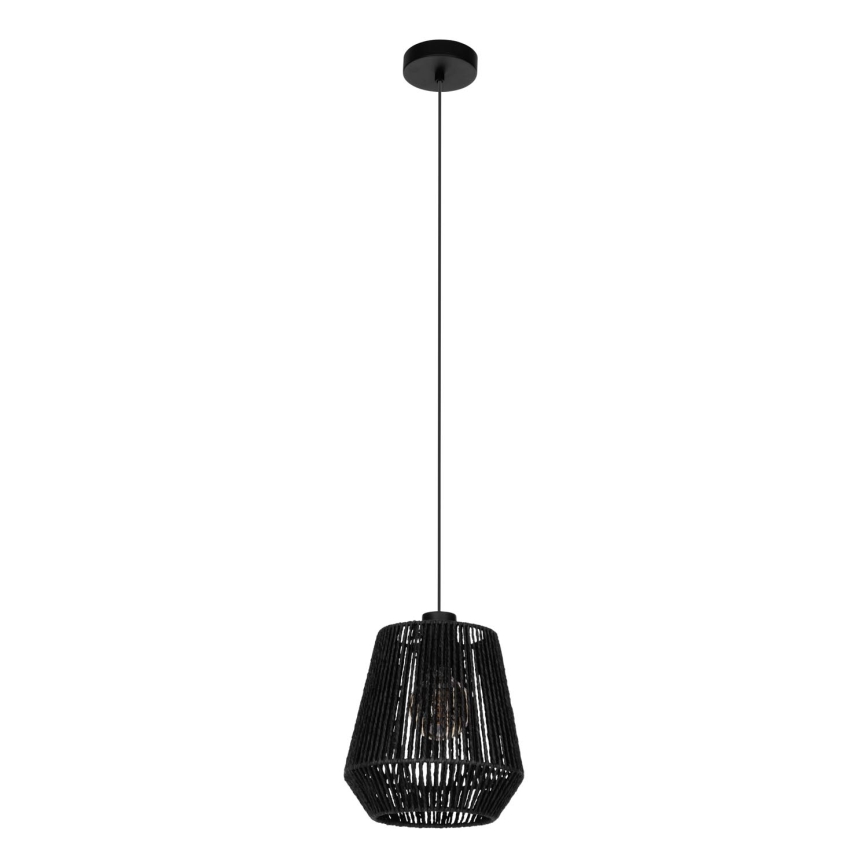 Eglo - Hängeleuchte 1xE27/60W/230V schwarz
