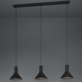 Eglo - Hängeleuchte 3xE27/28W/230V schwarz