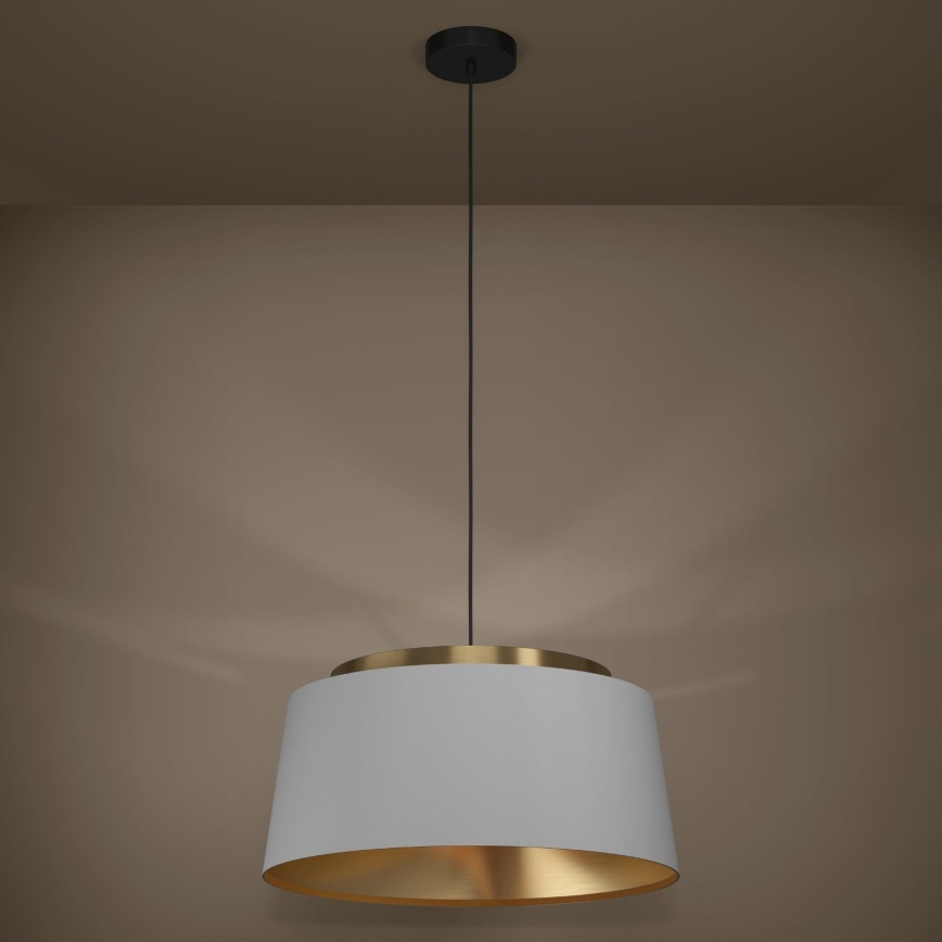Eglo - Hängeleuchte 3xE27/40W/230V grau/golden