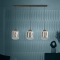 Eglo - Hängeleuchte 3xE27/40W/230V rauchig