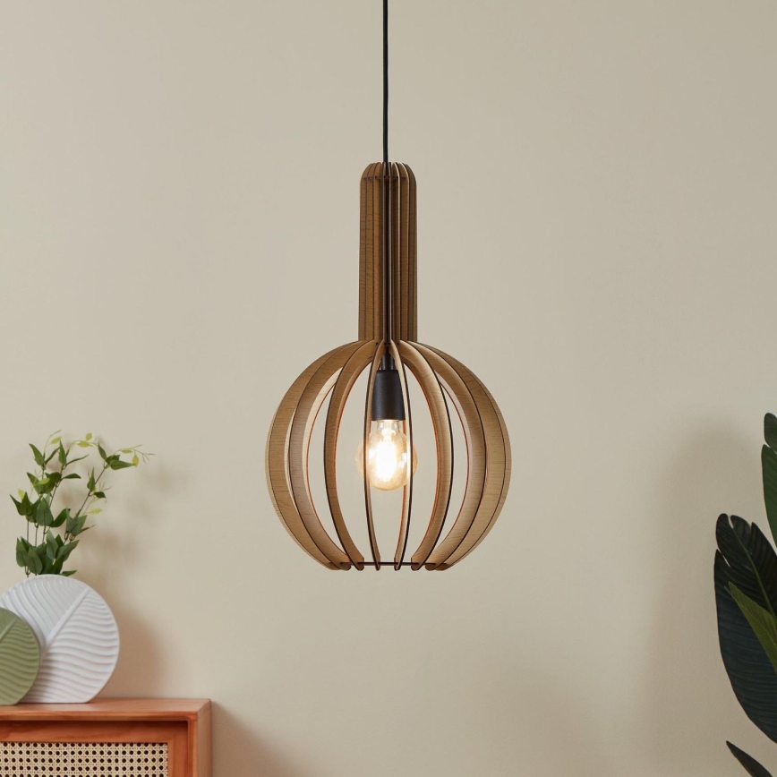 Eglo - Hängeleuchte an Kabel 1xE27/40W/230V Ø 31 cm beige
