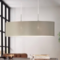Eglo - Hängeleuchte an Kabel 2xE27/60W/230V Taupe