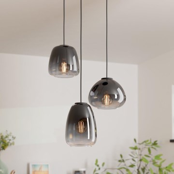 Eglo - Hängeleuchte an Schnur 3xE27/40W/230V d 43 cm