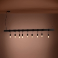 Eglo - Hängeleuchte TOWNSHEND 9xE27/40W/230V schwarz