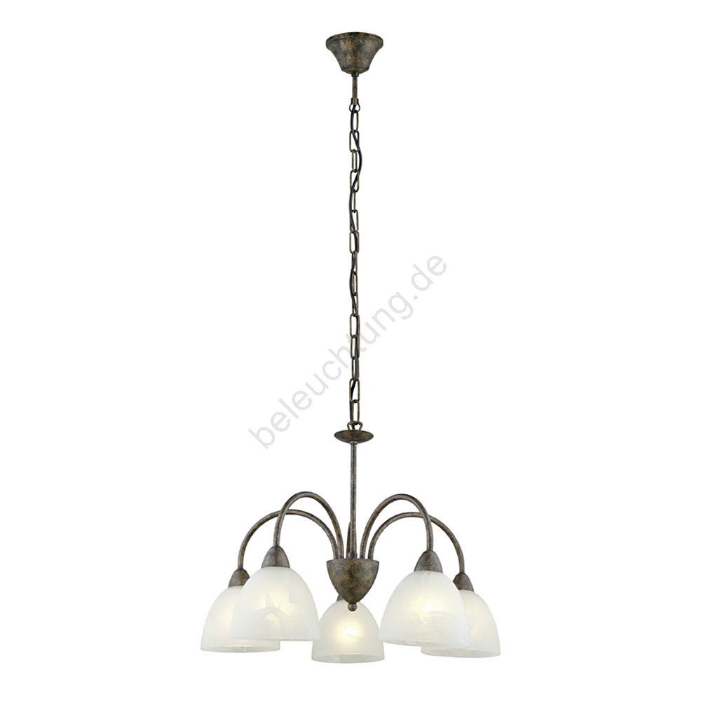 Eglo 89897 - Kronleuchter an der Kette DIONIS 5xE14/40W | Beleuchtung.de