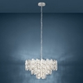 Eglo - Kronleuchter an Kette CALMEILLES 10xE14/25W/230V T. 63 cm