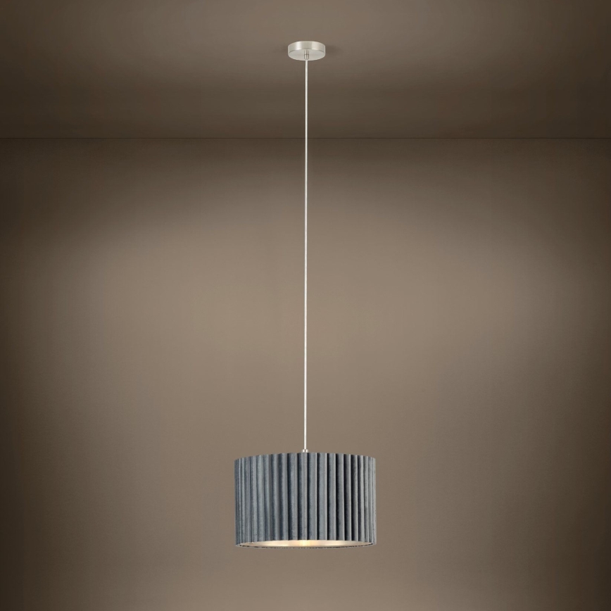Eglo - Kronleuchter an Schnur 1xE27/40W/230V grau