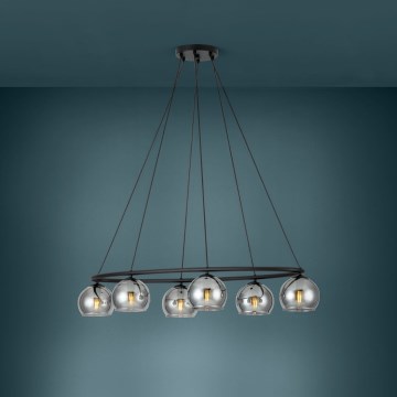 Eglo - Kronleuchter an Schnur DAGUELLA 6xE14/25W/230V