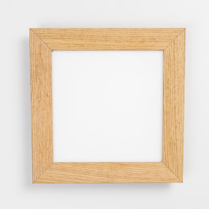 Eglo - LED-Anbaupanel SALOBRENA-RW WOOD LED/17W/230V 2700/4000K 30x30 cm braun