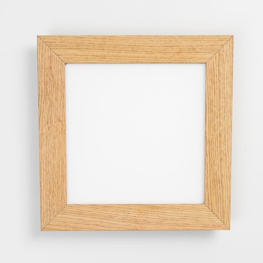 Eglo - LED-Anbaupanel SALOBRENA-RW WOOD LED/17W/230V 2700/4000K 30x30 cm braun