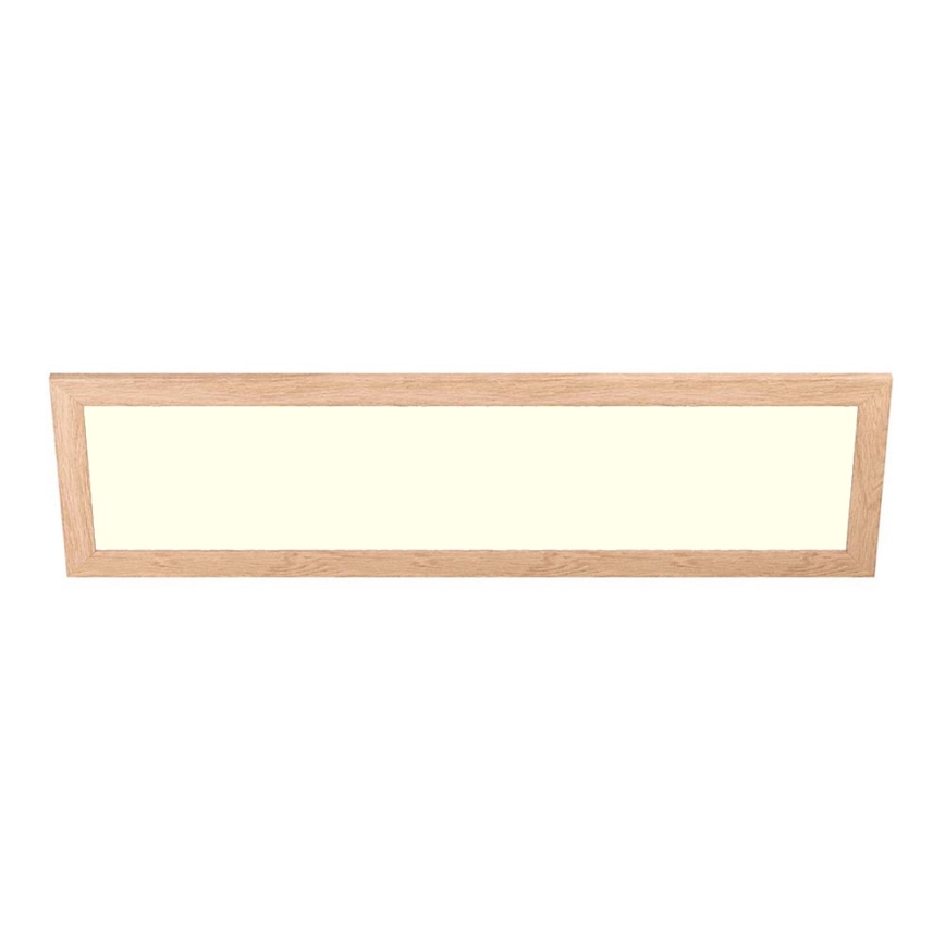 Eglo - LED-Anbaupanel SALOBRENA-RW WOOD LED/34W/230V 2700/4000K 124x34 cm braun