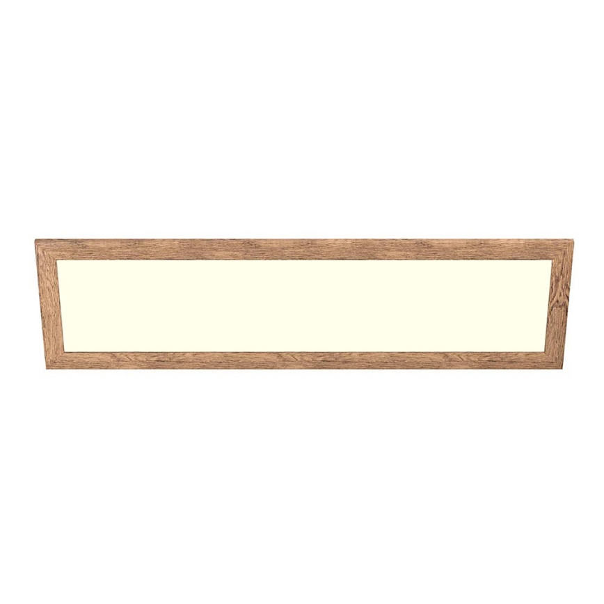 Eglo - LED-Anbaupanel SALOBRENA-RW WOOD LED/34W/230V 2700/4000K 124x34 cm braun