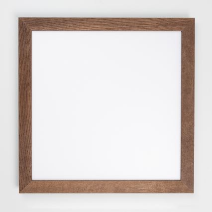Eglo - LED-Aufputz-Panel SALOBRENA WOOD LED/31W/230V 64x64 cm dunkelbraun