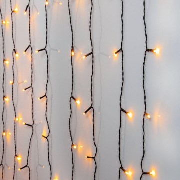 Eglo - LED-Außen-Weihnachts-Lichtervorhang 120 LEDs 1,8 m IP44 warmweiß