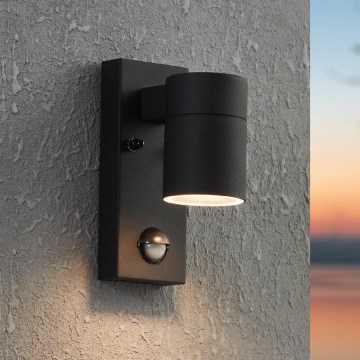 Eglo - LED-Außenwandleuchte mit Sensor 1xGU10/3W/230V IP44