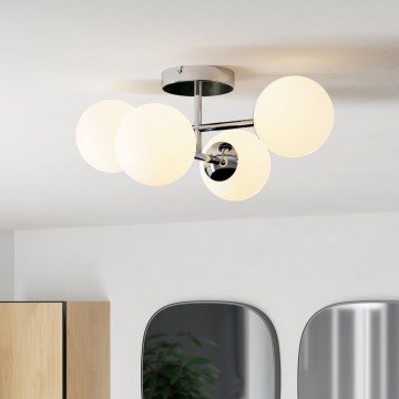 Eglo - LED-Badezimmer-Aufbauleuchte 4xG9/4,2W/230V IP44 glänzender Chrom