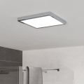 Eglo - LED-Badezimmer-Deckenleuchte LED/13W/230V 2700/4000/6500K 29x29 cm IP44 glänzender Chrom