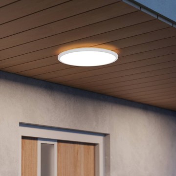 Eglo - LED-Badezimmer-Deckenleuchte LED/20,2 W/230 V Ø 39 cm IP54 schwarz