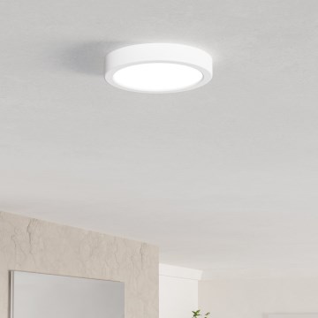 Eglo - LED Badezimmer-Deckenleuchte LED/7,5W/230V pr. 16,6 cm IP44 weiß