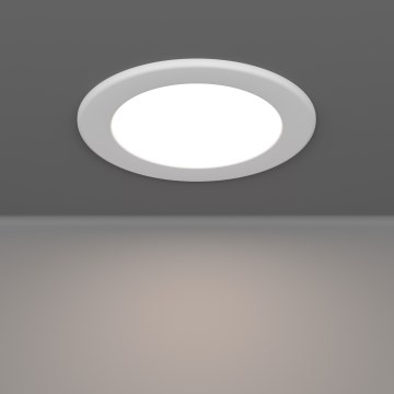 Eglo - LED-Badezimmer-Einbauleuchte LED/6,3 W/230 V 2700/4000/6500 K Ø 11,9 cm IP44 Weiß