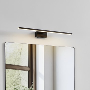 Eglo - LED-Badspiegelleuchte LED/10W/230V 3000/4000/6500K 60 cm IP44 schwarz