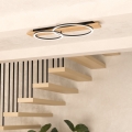 Eglo - LED-Deckenleuchte 2xLED/12W/230V 3000K beige/schwarz