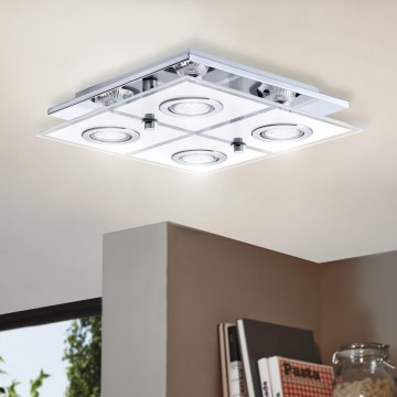 EGLO - LED-Deckenleuchte 4xGU10/3W/230V