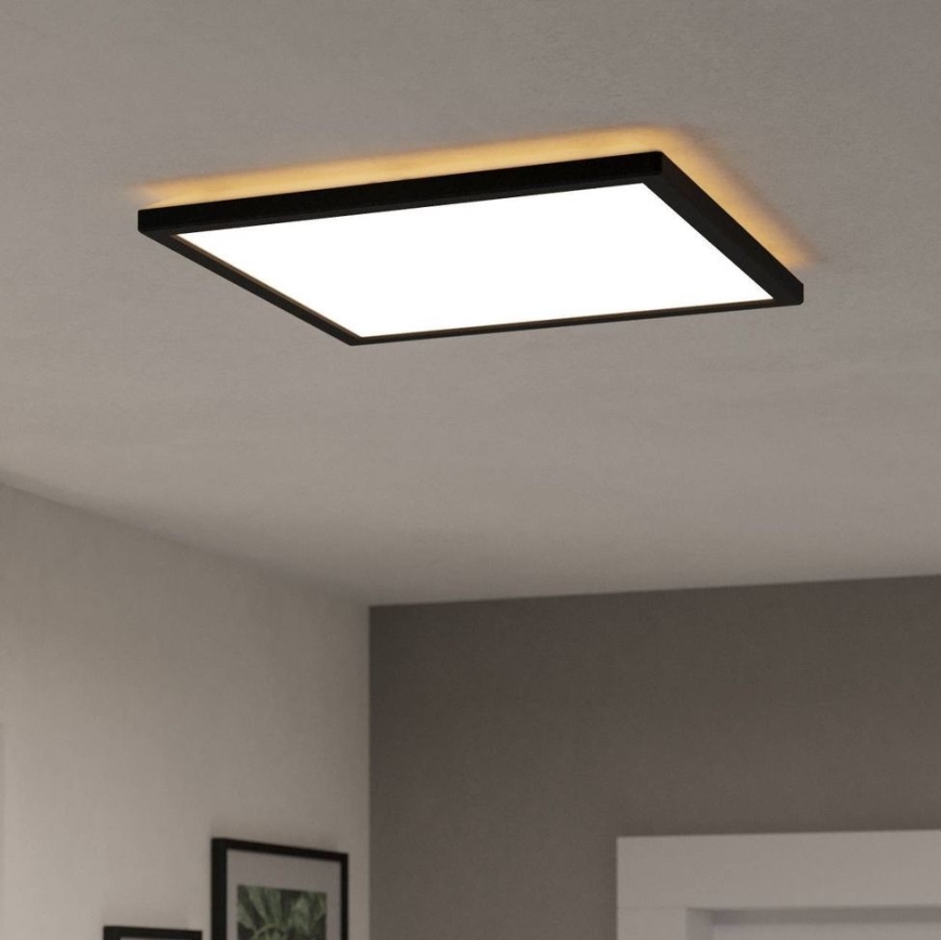 Eglo - LED-Deckenleuchte für den Outdoor-Bereich LED/17,6W/230V 2700/4000/6500K 39x39 cm IP44 schwarz